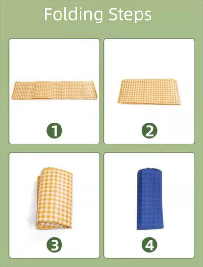 Yellow Lightweight Thickened Picnic Mat â€“ Waterproof Outdoor Camping Ground Sheet for Hiking, Parks and Picnics(1.5*2Mï¼‰