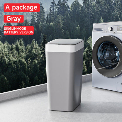 Grey Smart Sensor Trash Can â€“ Slim, Durable, and Hands-Free Waste Bin for Kitchen, Bathroom, or Living Room