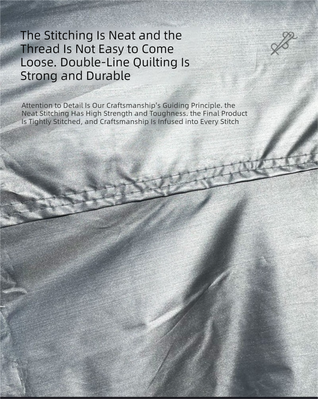 Silver YM Off-Road Vehicle Cover â€“ 170T taffeta fabric, all-weather vehicle protection(4500Ã—1800Ã—1680MM)