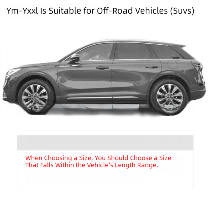 Silver YM Off-Road Vehicle Cover â€“ 170T taffeta fabric, all-weather vehicle protection(4500Ã—1800Ã—1680MM)