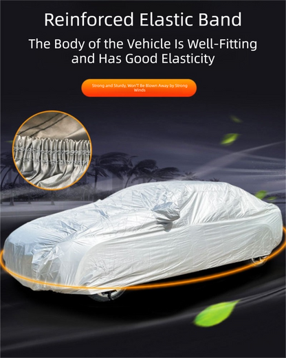 Silver YXXL Off-Road Vehicle Cover â€“ 170T taffeta fabric, all-weather vehicle protection(5100Ã—2000Ã—1850MM)
