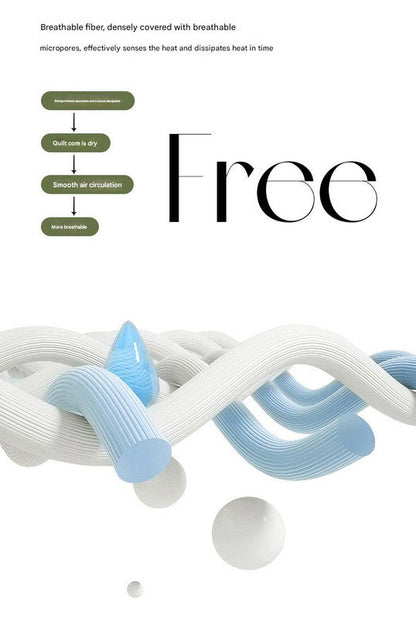 Lightweight Reversible Summer Quilt - Soft, Breathable & Machine Washable Comforter(150x200cm Fan Flower)