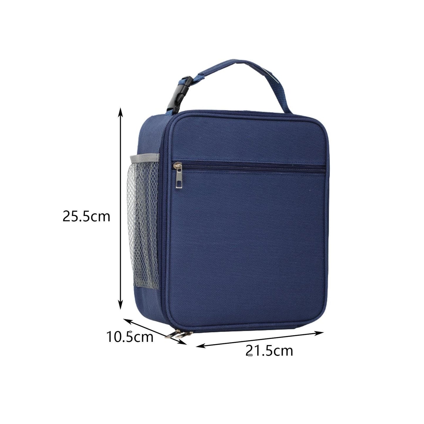 Green Portable Insulated Lunch Bag - Large Capacity Thermal Cooler Tote with Shoulder Strap for Work, School, and Picnic