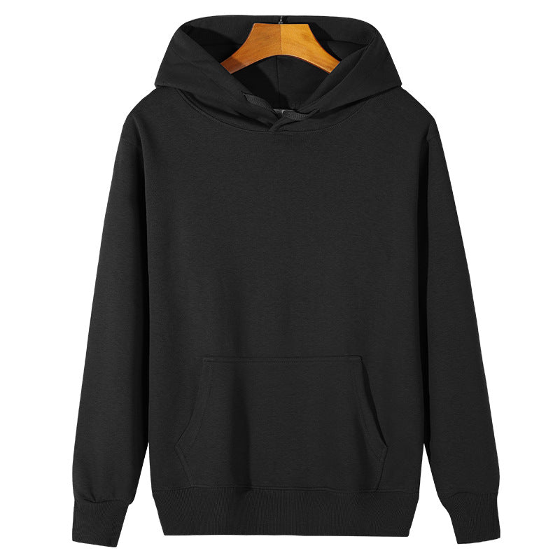 M Black Men's Classic Fleece Pullover Hoodie - Warm & Cozy Winter Essential