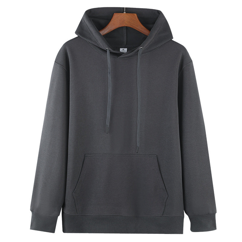 3XL Black Men's Classic Fleece Pullover Hoodie - Warm & Cozy Winter Essential