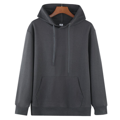 3XL Black Men's Classic Fleece Pullover Hoodie - Warm & Cozy Winter Essential