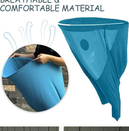 Blue Granny Pants Yard Game for Kids - Durable Outdoor Tossing Activity with Ball and Pump - 60x80cm Fun Backyard Game for Australian Family BBQs