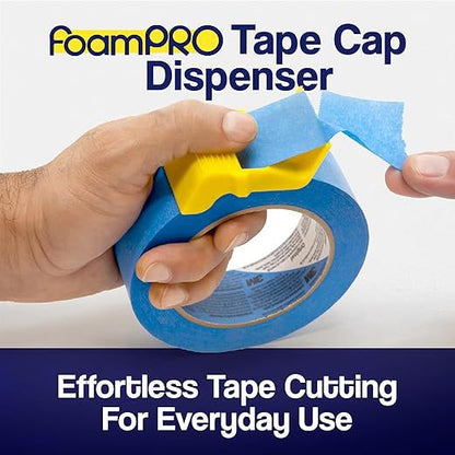 15 Pack Masking Tape Cutter Set (5 x 3 Sizes) Compact Clip-On Dispenser for 1", 1.5" & 2" Rolls Painter's Tape DIY Tool