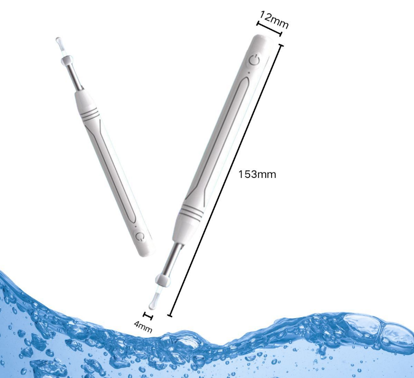 Smart Visual Ear Wax Removal Tool with HD Camera WiFi Wireless Otoscope Ear Cleaner 3.5mm Ultra Slim Lens for iPhone Android Green