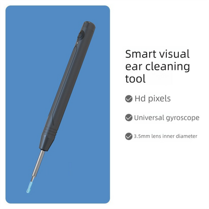 Smart Visual Ear Wax Removal Tool with HD Camera WiFi Wireless Otoscope Ear Cleaner 3.5mm Ultra Slim Lens for iPhone Android Green