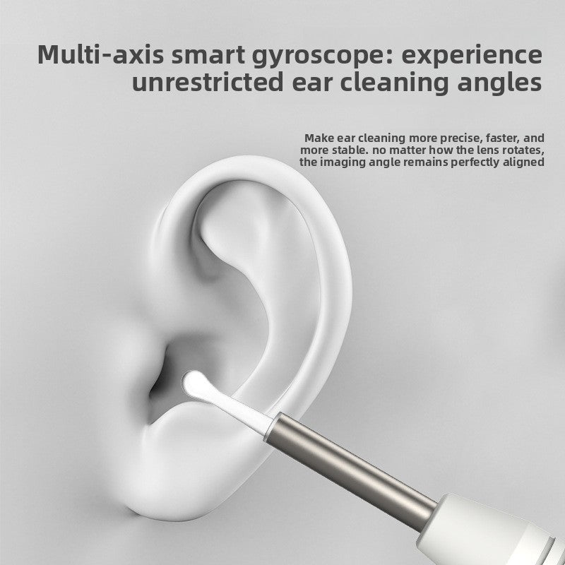 Smart Visual Ear Wax Removal Tool with HD Camera WiFi Wireless Otoscope Ear Cleaner 3.5mm Ultra Slim Lens for iPhone Android Green