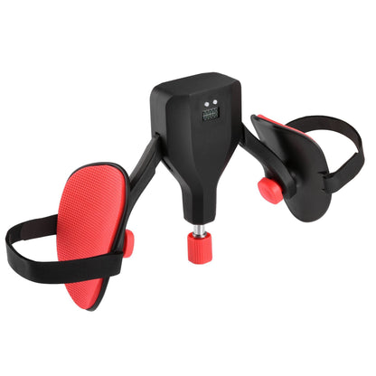 Black 50KG High-Resistance Kegel Trainer With Smart Counter & Leg Straps - Muscle & Thigh Slimming Equipment with Jump Rope & 2 Handles Attachment
