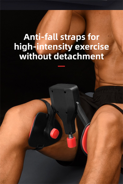 Grey 35KG High-Resistance Kegel Trainer With Smart Counter & Leg Straps - Muscle & Thigh Slimming Equipment with Jump Rope & 2 Handles Attachment