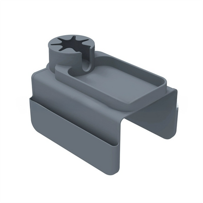 Grey Waterproof Silicone Couch Armrest Cup Holder Tray - Non-Slip & Anti-Spill, Multi-Slot Organizer for Drinks Bottle, Remote, Ipad & snacks