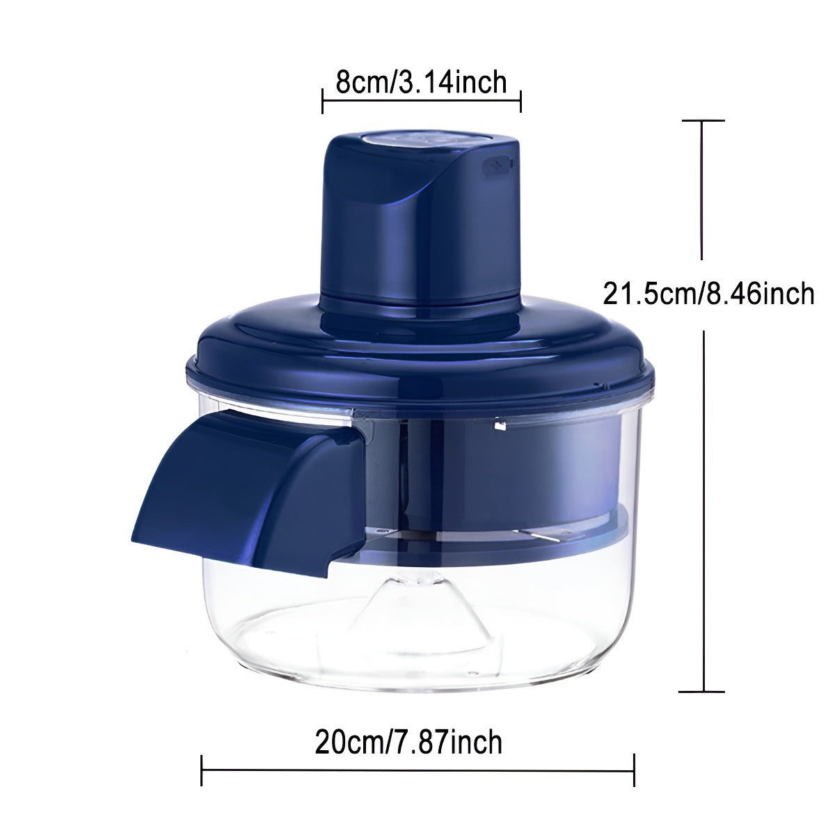 Blue Automatic Grape Peeler Machine - High-Efficiency & Mess-Free, Electric Fruit Skin Remover for Home Fruit-Lover & Commercial Tea Shops