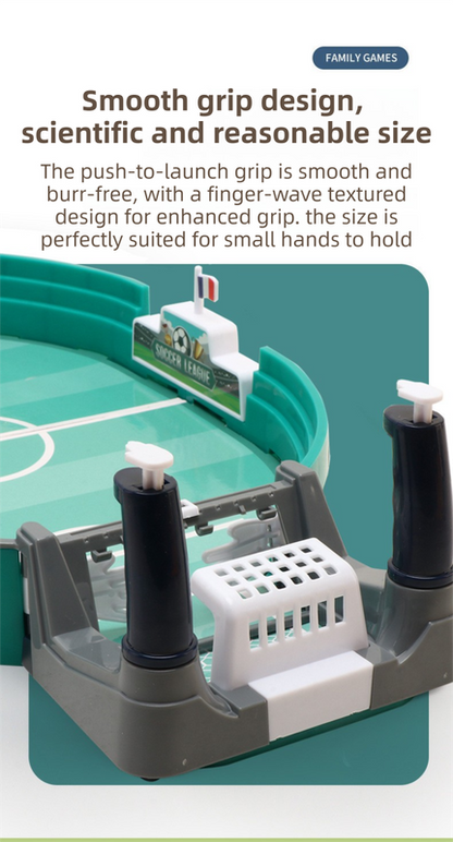 2-Player Large Interactive Tabletop Football Battle Toy for Kids & Adults with 6 Mini Soccer Balls(42x21x9CM) - No Battery Required