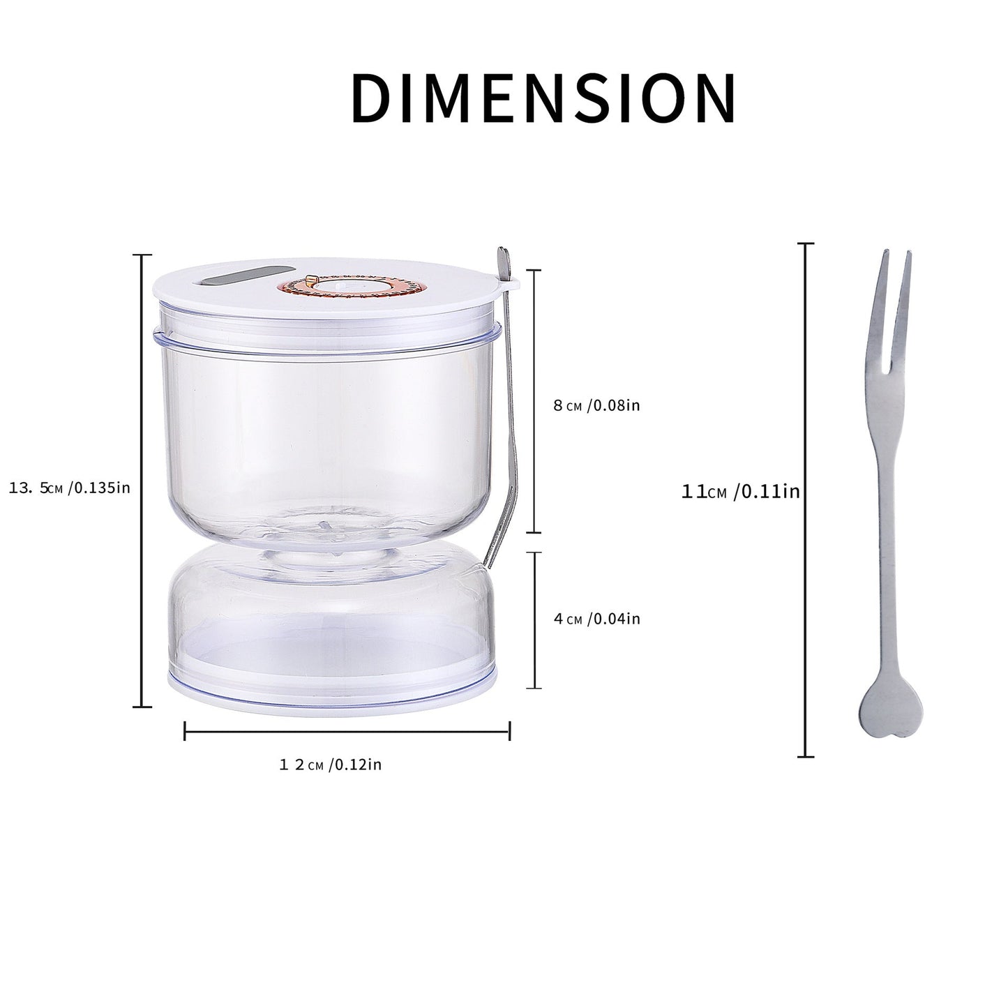 Food-Grade Pickle Hourglass Jar with Strainer Flip - 200ml Compact Kitchen Wet and Dry Separation Container for Olives, JalapeÃ±os & Pickles