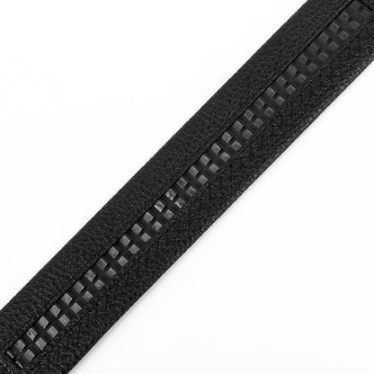Men's Fashionable Z Style Sliver Automatic Buckle Sleek Business Suit Belt - Adjustable No-Hole Waistband (3.5cm Width & 120cm Length)