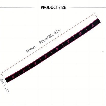 Grey 3 Pack Multi-Loop Yoga Stretching Strap with Numbered Sections 90cm Elastic Resistance Band for Dance Pilates Body Sculpting Australian Fitness Gear