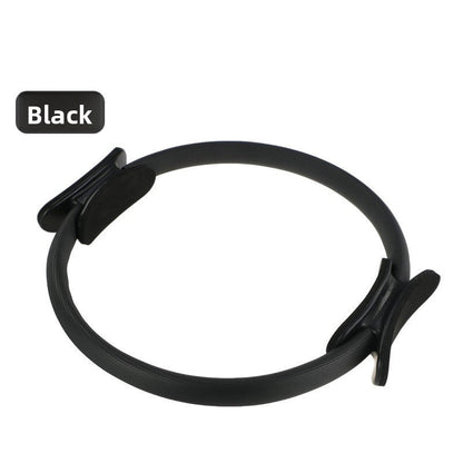Black Pilates Ring Exercise Tool â€“ High-Elasticity Yoga Ring for Core Strength, Postpartum Recovery, Glute Toning & Full-Body Workout (Unisex)