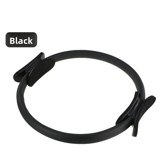 Black Pilates Ring Exercise Tool â€“ High-Elasticity Yoga Ring for Core Strength, Postpartum Recovery, Glute Toning & Full-Body Workout (Unisex)