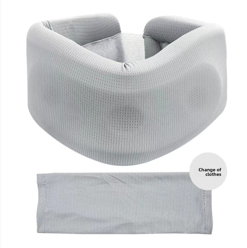 360Â° Neck Support Collar with Cooling Mesh Fabric â€“ Posture Corrector for Forward Head & Neck Pain Relief, Includes Washable Cover (Free Replacement Cover Included)