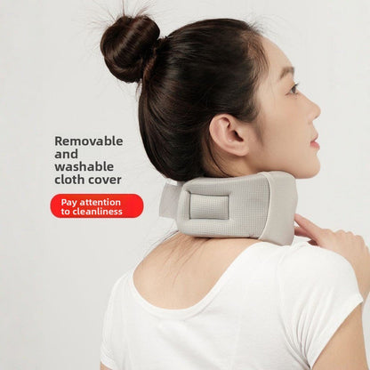 360Â° Neck Support Collar with Cooling Mesh Fabric â€“ Posture Corrector for Forward Head & Neck Pain Relief, Includes Washable Cover (Free Replacement Cover Included)