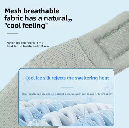 360Â° Neck Support Collar with Cooling Mesh Fabric â€“ Posture Corrector for Forward Head & Neck Pain Relief, Includes Washable Cover (Free Replacement Cover Included)