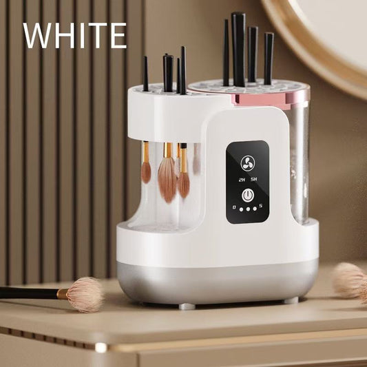Automatic Electric Makeup Brush Cleaner with UV Sterilization & Fast Drying â€“ Rechargeable, One-Touch Cleaning for Home & Travel
