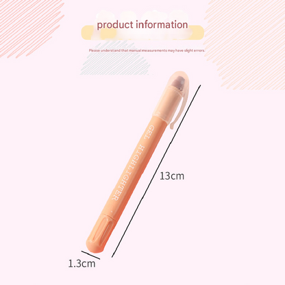 Morandi Color Solid Gel Highlighters 8 Pack No Bleed Dry Highlighter Pens for School Office Journaling and Aussie Students Stationery Kit