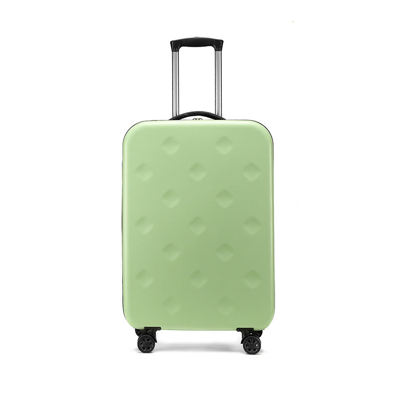 Green 20 Inch Foldable Carry-on Suitcase with 360 Spinner Wheels and Combination Lock, Lightweight Space Saving Hard Shell Luggage for Australian Travel