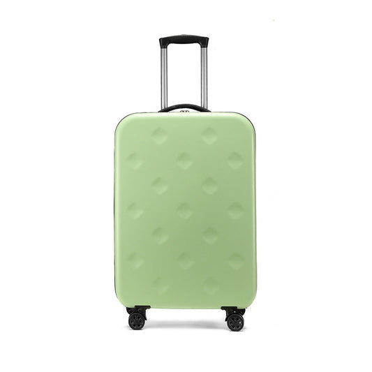 Green 20 Inch Foldable Carry-on Suitcase with 360 Spinner Wheels and Combination Lock, Lightweight Space Saving Hard Shell Luggage for Australian Travel