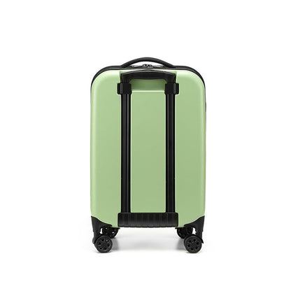 Grey 20 Inch Foldable Carry-on Suitcase with 360 Spinner Wheels and Combination Lock, Lightweight Space Saving Hard Shell Luggage for Australian Travel