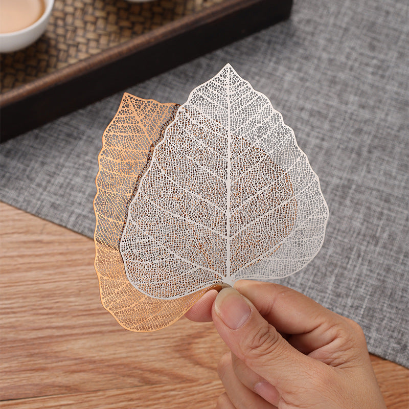 5-PCS Golden 304 Stainless Steel Bodhi Leaf Tea Strainer Creative Fine Mesh Tea Filter Infuser for Loose Leaf Tea Australian Home Tea Set Accessory