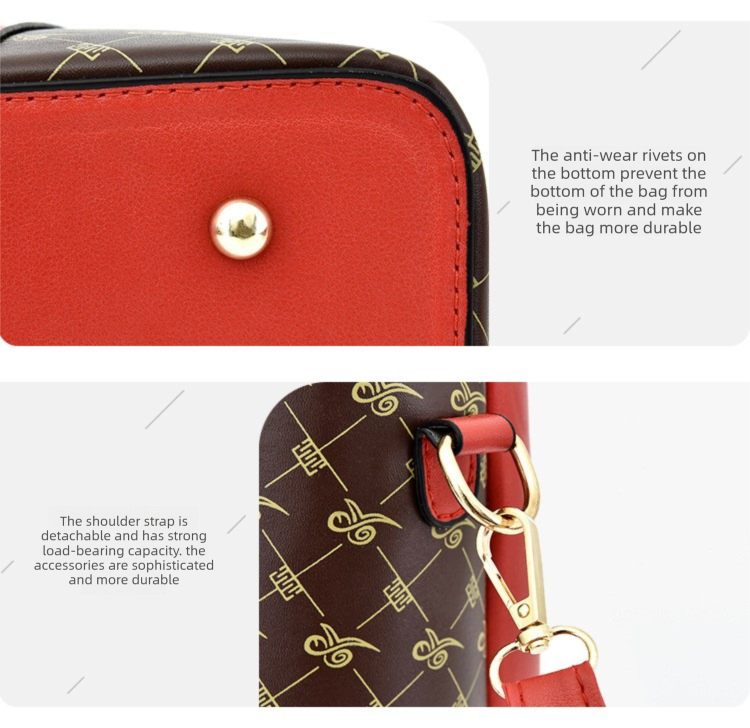 2 PCS Women's Handbag Set PU Leather Tote & Crossbody Purse Fashion Splicing Design Black