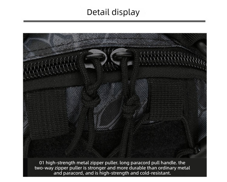 Tactical Sling Bag FG Foliage Green Camo 600D Waterproof Crossbody Backpack MOLLE EDC Shoulder Pack