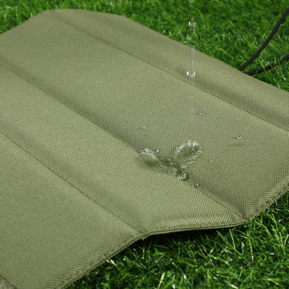3PCS Black Portable Outdoor Folding Seat Cushion - 42cm x 32cm for Camping and Hiking