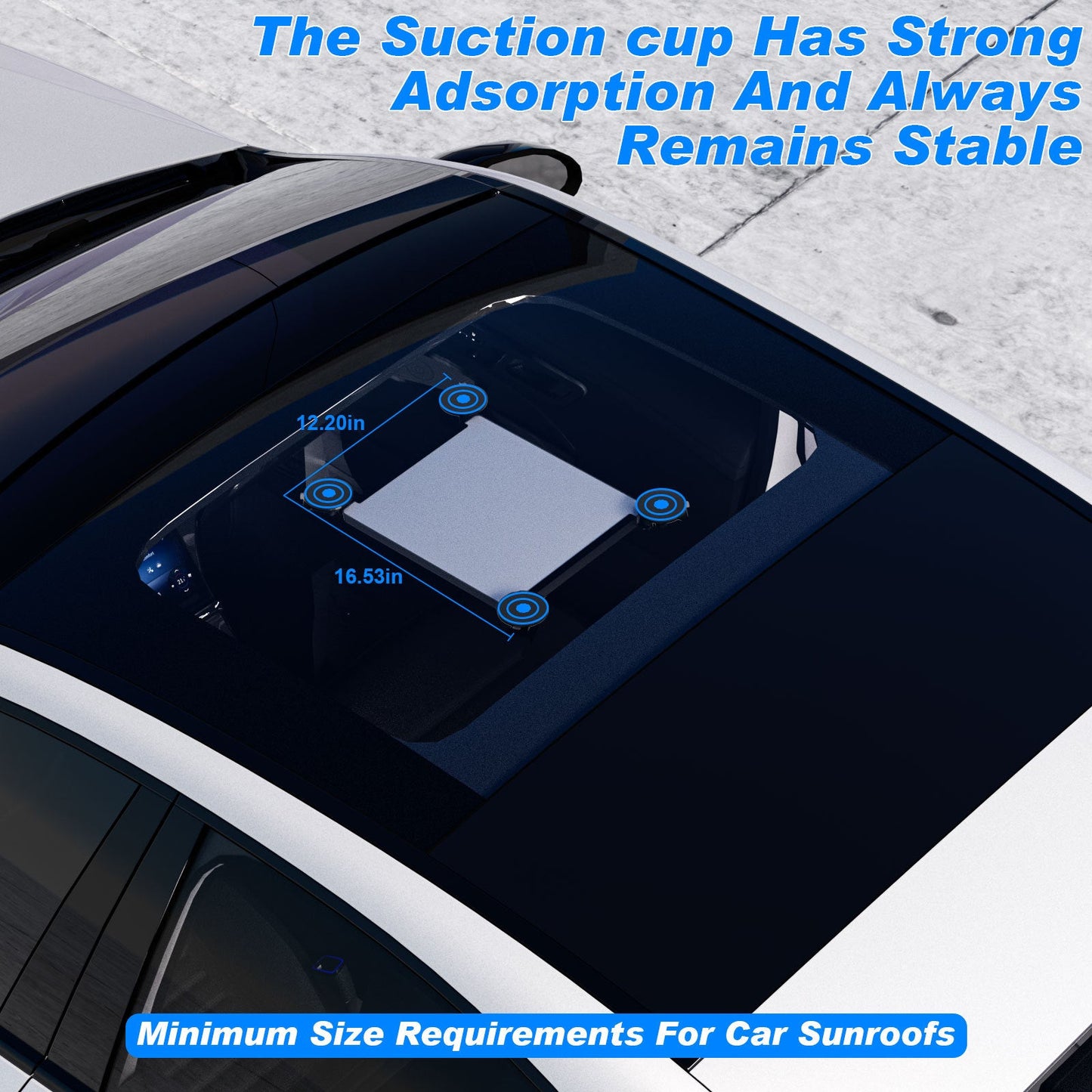 10 Pcs Black Heavy-Duty Suction Cup Mount for Starlink Mini - All-Weather Car, RV & Boat Bracket