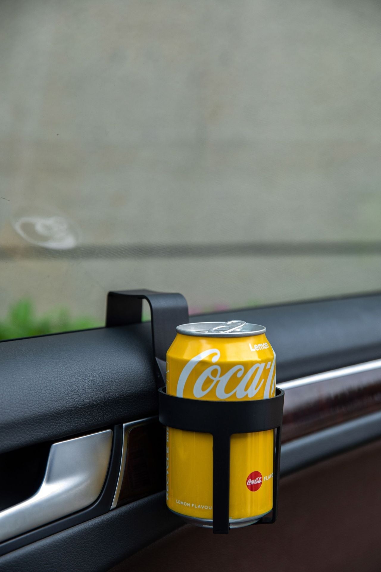 Black Car Cup Holder â€“ Universal Vehicle Drink Organizer, Portable Beverage Rack (Set of 4)