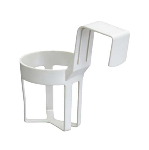 White Car Cup Holder â€“ Universal Vehicle Drink Organizer, Portable Beverage Rack (Set of 4)