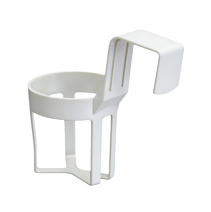 White Car Cup Holder â€“ Universal Vehicle Drink Organizer, Portable Beverage Rack (Set of 4)
