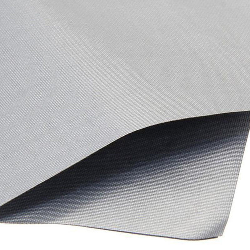 6 Pcs Silver Heat-Resistant Gas Stove Mat â€“ Non-Stick Teflon Coated Fiberglass Protector for Cooktops (270mm Ã— 270mm)