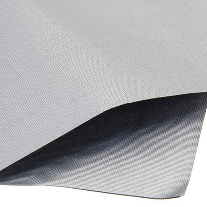 10 Pcs Silver Heat-Resistant Gas Stove Mat â€“ Non-Stick Teflon Coated Fiberglass Protector for Cooktops (270mm Ã— 270mm)