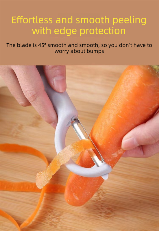 2 Pcs Green Multi-Functional Vegetable & Fruit Peeler â€“ Stainless Steel Blade with Ergonomic PP Handle (60g)