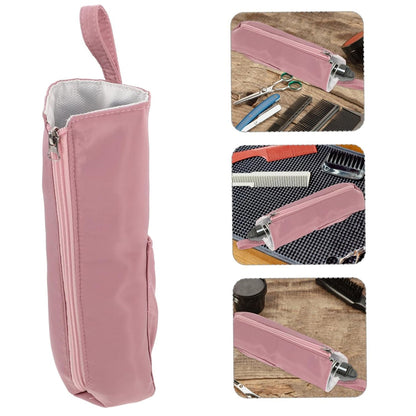 Pink Heat-Resistant Styling Tool Organizer â€“ Compact, Hanging Storage Pouch for Hair Tools