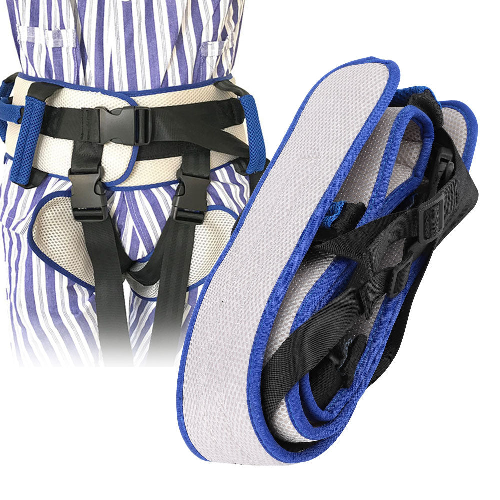 Size S Blue Rehabilitation Support Waist Belt â€“ Gait Assistance & Transfer Aid for Elderly, Post-Stroke, and Mobility-Impaired Users