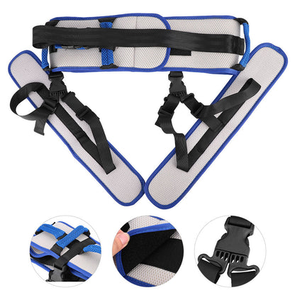 Size S Blue Rehabilitation Support Waist Belt â€“ Gait Assistance & Transfer Aid for Elderly, Post-Stroke, and Mobility-Impaired Users