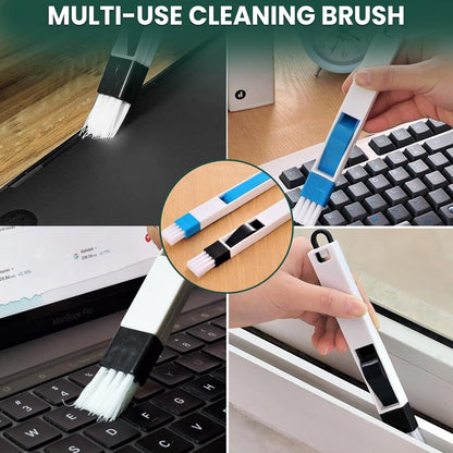 Set A Multi-Use Heavy-Duty Cleaning Brush Set â€“ 12-Piece Hard Bristle Tool Kit for Kitchen, Bathroom & Tight Spaces