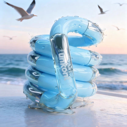 Blue Thermochromic Twist Toy â€“ Sensory Stress-Relief Fidget Tool (TPU + Thermochromic Gel)