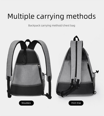 Blue Pickleball Multi-Sport Backpack â€“ Oxford Fabric, Dual-Carry, Smart-Organized